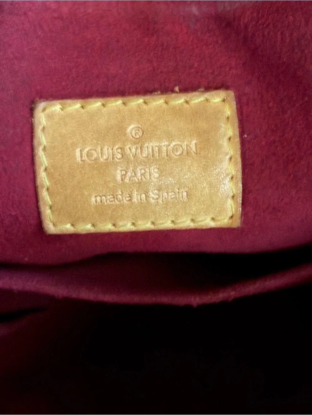 Louis Vuitton Multicolor Monogram White Canvas Shoulder Bag with Tan Trim